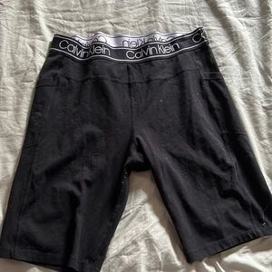 Black Calvin Klein cycling shorts size XL